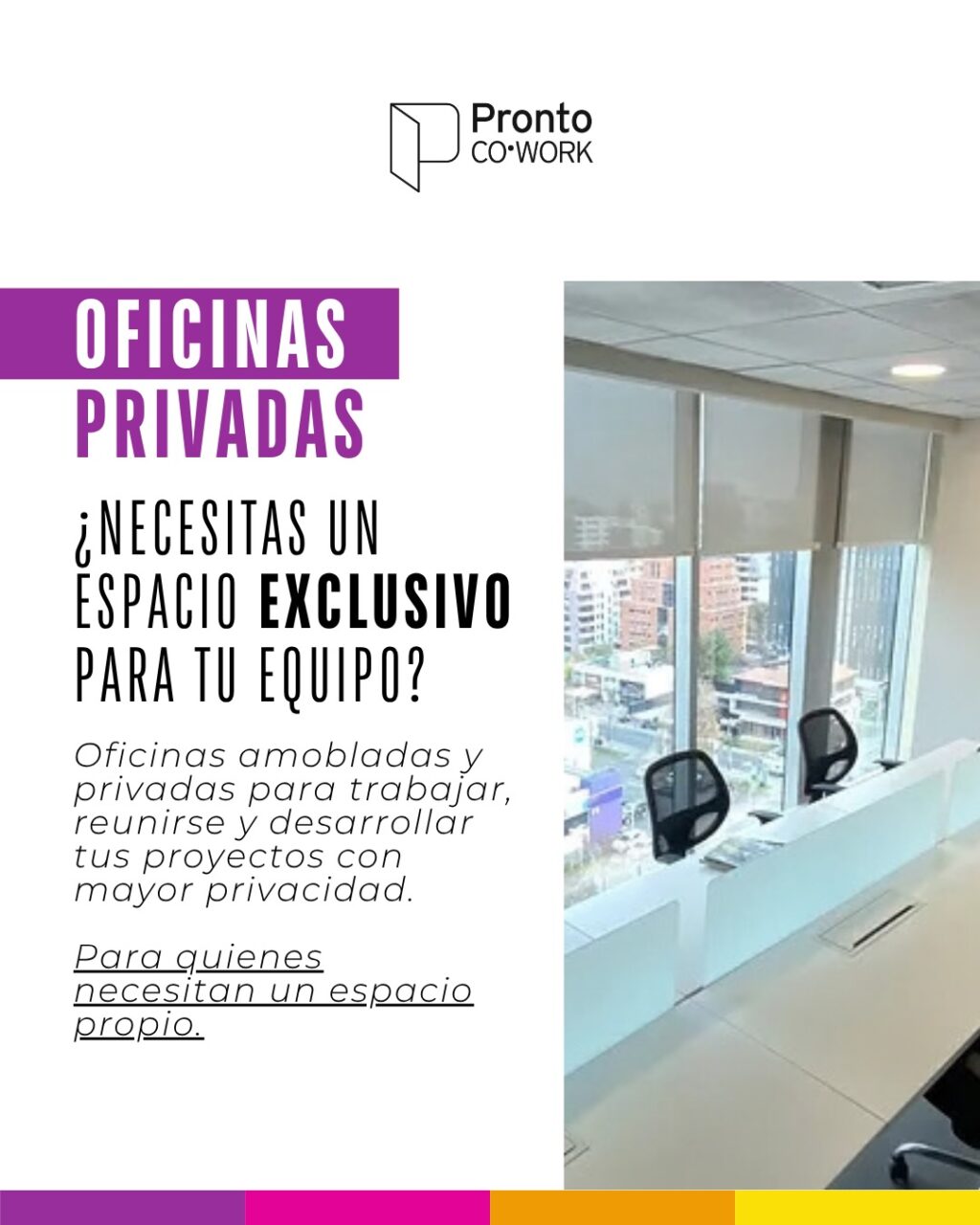 Instagram post from prontocowork. This post is in position 3.