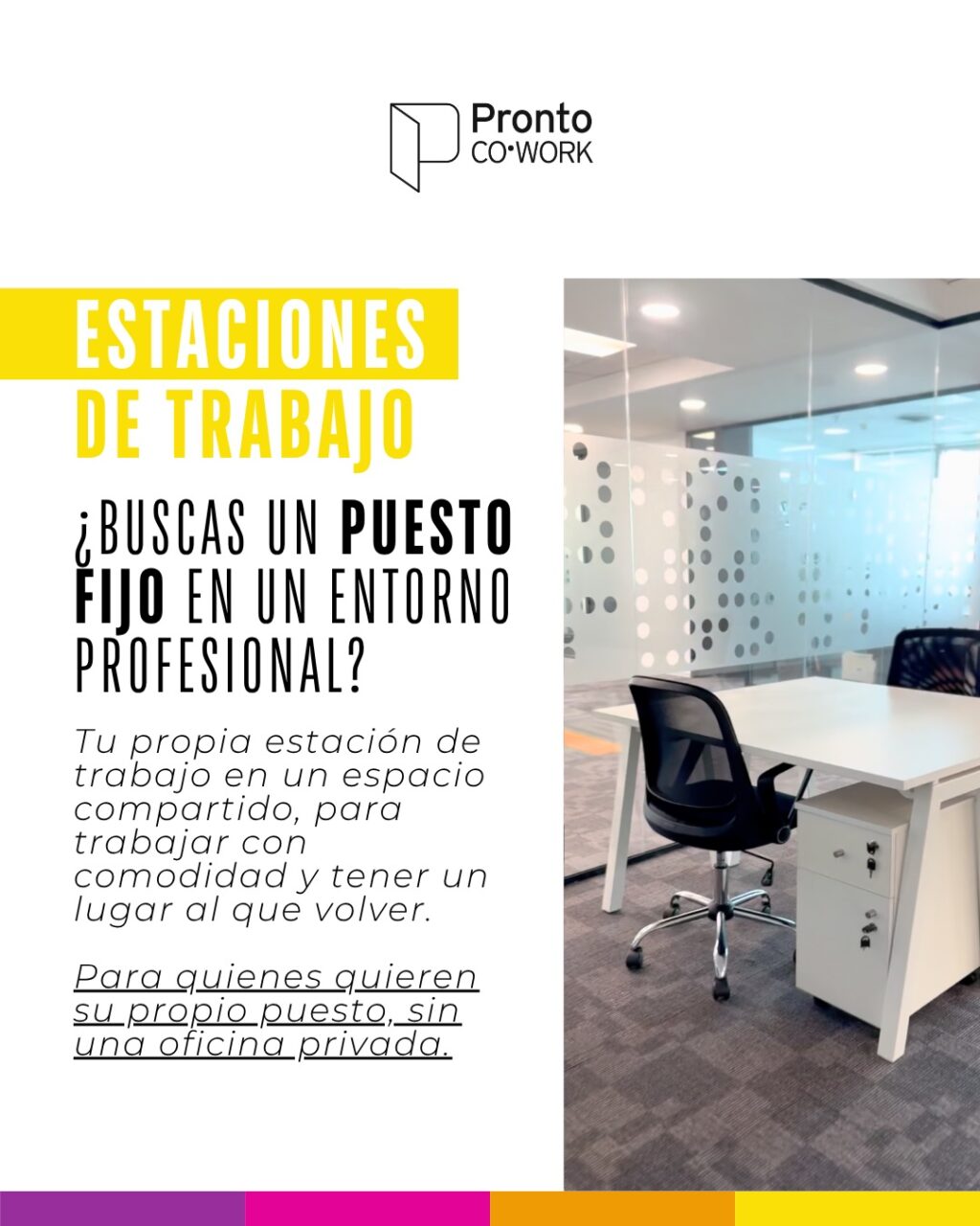 Instagram post from prontocowork. This post is in position 2.